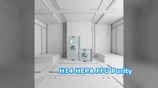محلول هوای پاک H14 HEPA FFU