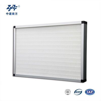 فیلتر هوا OEM HEPA کلاس H14 پانل ساخت فیبر کاغذ شیشه ای برای واحد فیلتر فن