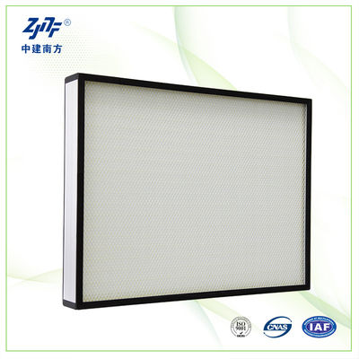 پنل قاب گالوانیزه اتاق تمیز فیلتر هوا HEPA OEM کارایی بالا با رسانه های کربن فعال کلاس H13