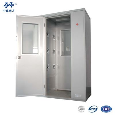 تمیز کردن اتاق تمیز دوش هوا با مواد فولاد ضد زنگ و ابعاد کلی سفارشی