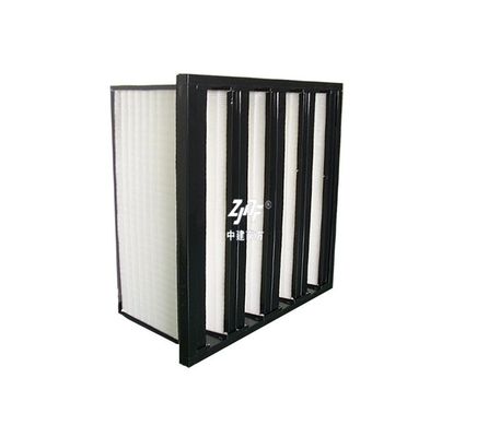 فیلتر هوا صنعتی V بانک پاک کننده هوا HEPA 220V 110V برای W نوع تهویه مطبوع از بین بردن بوی