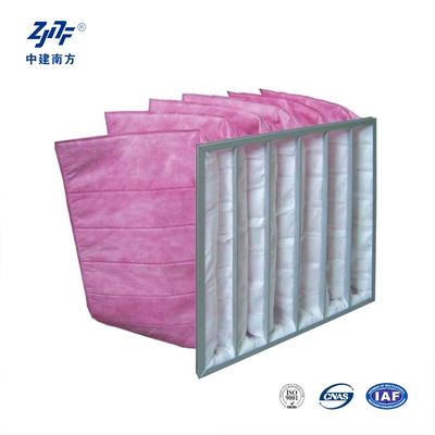 کیسه فیلتر جیب هوایی بیمارستان داروسازی 1um برای سیستم تهویه مطبوع HVAC