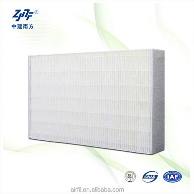 سیستم HVAC HEPA جایگزین مواد فیبرگلاس فلتر پاک کننده هوا عنصر رطوبت حداکثر ≤100%HR برای فیلترهای پلات