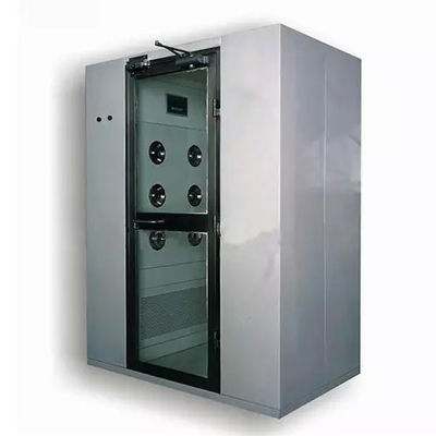 SUS304 LED Display Air Shower Tunnel محصولات اتاق تمیز تجهیزات تمیز کردن هوا با بدن فولادی سرد