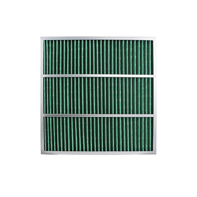 G3 G4 فیلتر هوا 5um پانل تاشو مستطیل برای تعویض HVAC