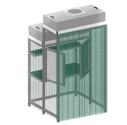 فرایندهای حساس، لامینر فلو را انتخاب می کنند اتاق تمیز با 99.99٪ کارایی فیلتر در کارخانه تولید