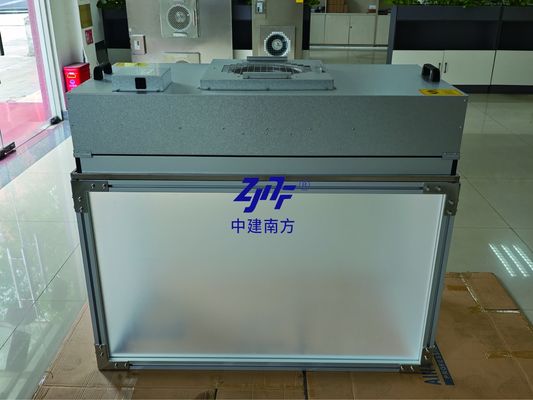 صفحه اکریلیک قاب آلومینیومی FFU Clean Workbench Hepa Fan Filter واحد HEPA H14 برای ساخت نیمه هادی تمیز و کنترل شده