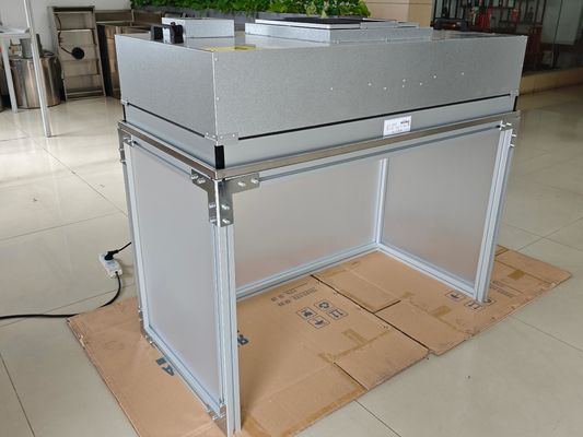 1200*600*740MM اندازه میز هود جریان لامینری با 99.99٪ کارایی فیلتر و مواد آکریلیک / آلومینیوم