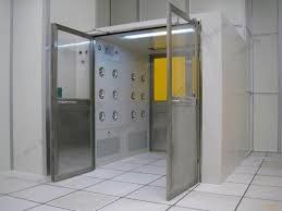 کلاس100-1000 دوش هوای اتاق تمیز با نوزل های فولاد ضد زنگ و 99.99٪ تمیز