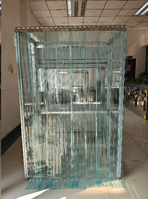 سطح کم سر و صدا≤65dB غرفه اتاق تمیز با مواد فولاد ضد زنگ و واحد فیلتر فن 1175*575*320mm
