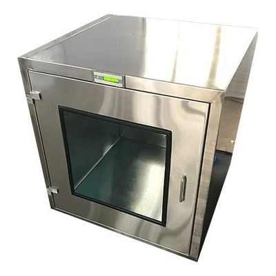 اتاق تمیز از فولاد ضد زنگ عبور از طریق پنجره 500x500 اتاق تمیز عبور از اتاق