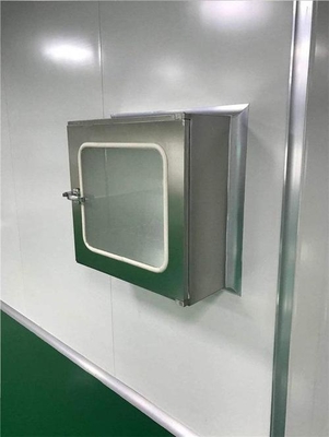 فیلترهای هپا و دمنده‌های استیل ضد زنگ محفظه عبور برای اتاق تمیز سیستم گردش خود پالایی