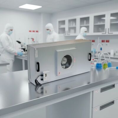 quality واحد فن فیلتر HEPA با راندمان 99.99% فولاد ضد زنگ SUS304 و کنترل سه سرعته برای اتاق‌های تمیز factory